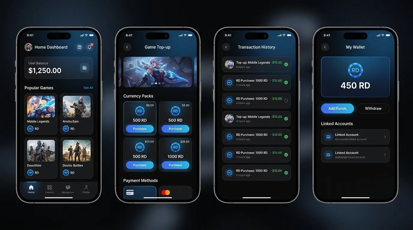 Paket chip RD 100M hingga 10B — Dream Topup Mandiri